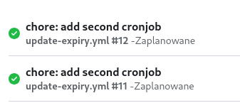 Cronjob uruchamiany co 12h w Forgejo Actions Konfiguracja Forgejo Actions